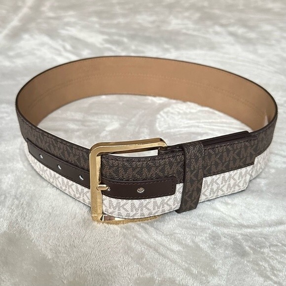NWOT MK Michael Kors monogram belt size S - Picture 2 of 5